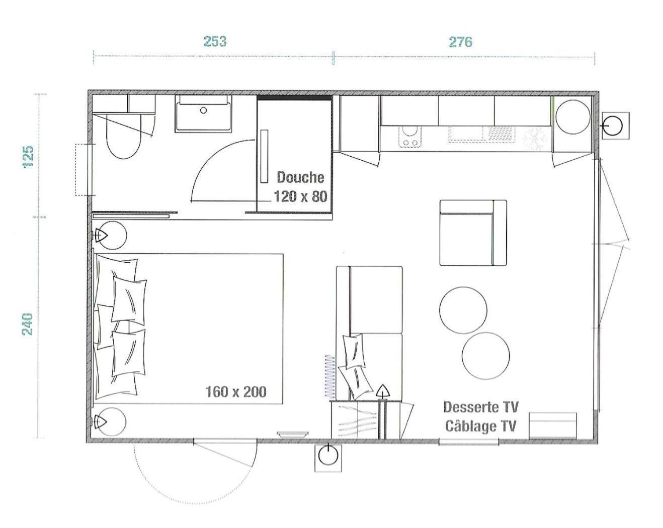 Lodge mit 1 Superior Zimmer