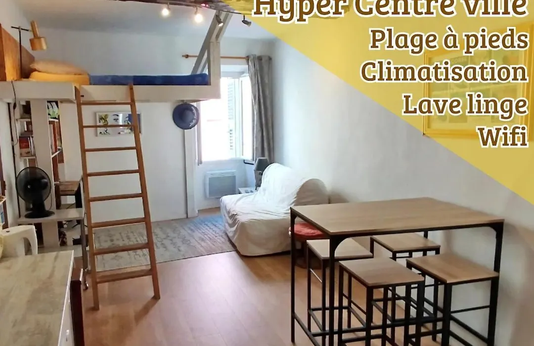 Le Studio Du Cardinal Central/ Wifi/ Ajaccio A Pieds!-1