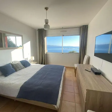 Mini Villa 4 Pieces, 6 Couchages Avec Piscine, Clim Et Wi-Fi A Ajaccio - Fr-1-61-490-2