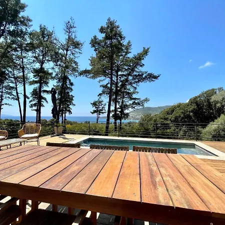 Villa piscine Sagone Paradise avec magnifique vue mer-2