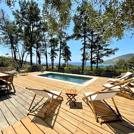Villa piscine Sagone Paradise avec magnifique vue mer-3