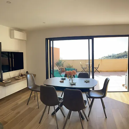 Appartement Vue Mer Ajaccio Sanguinaires Avec Terrasse-3