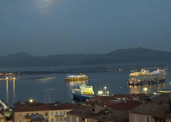 Huisdiervriedelijke Centre Ville Avec Vue Magnifique Sur Le Golfe D'Ajaccio; Parking Prive.