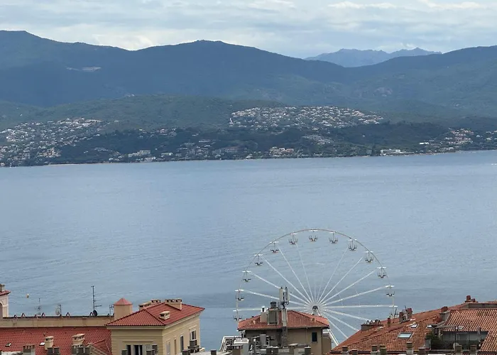 Ajaccio Centre Ville Cosy Et Spacieux Avec Climatisation, Grande Terrasse Et Vue Mer